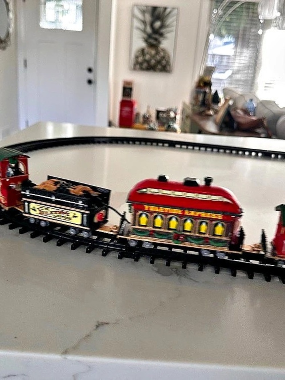 Lemax Yuletide Express Train Set Holiday Display